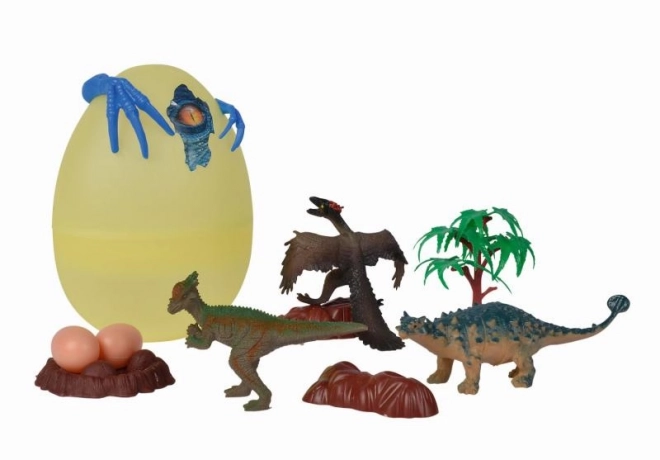 Dino æg med tilbehør, 3 slags, DP6