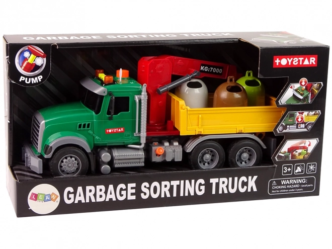 Lastbil Auto Krane Transport Skraldespand Lyd