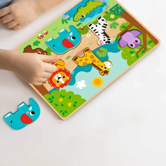 2Kids Toys indsætningspuslespil Dyr