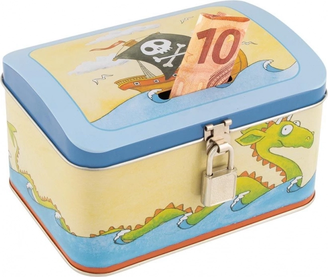 Pengeboks med piratnøgle