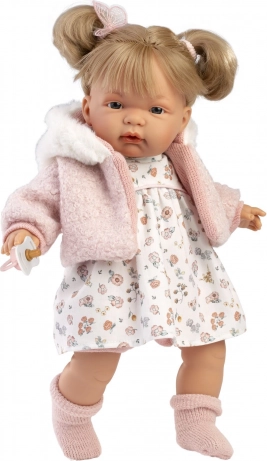 Llorens Joelle realistisk talende dukke med lyde, 38 cm