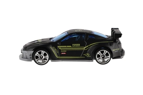 Auto racer 6 stk metal/plast 8cm til fri hånd i æske 10,5x27x4cm