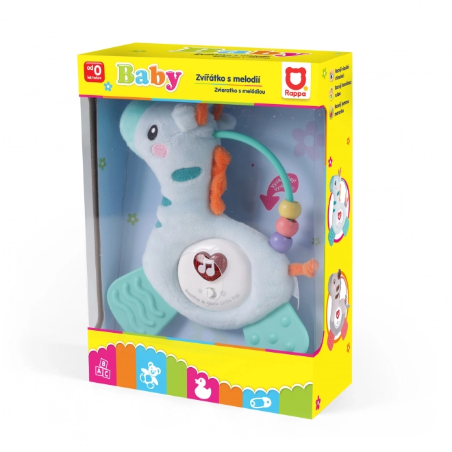 Plys Giraffelys og lydlegetøj