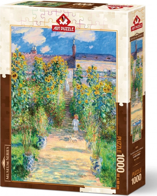 ART PUZZLE Puslespil Museum-serie: Kunstnerens Have i Vetheuil 1000 brikker