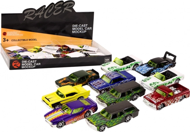 Metal racerbil 1:64