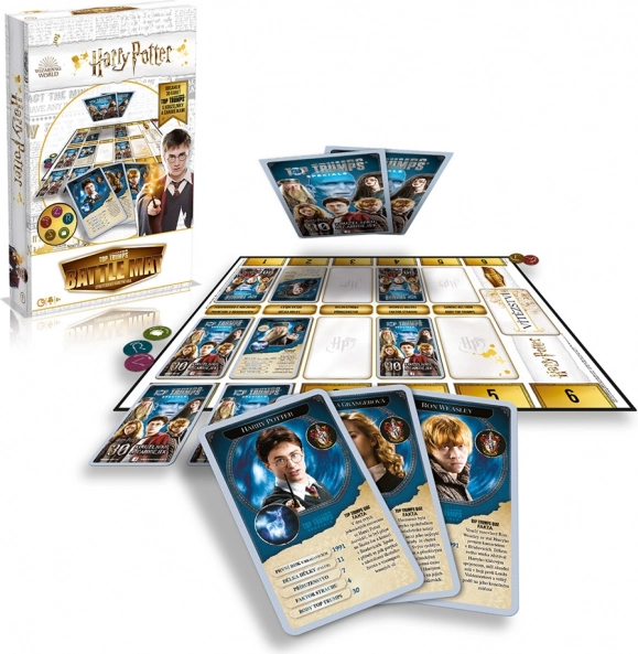 Selskabsspil Harry Potter Top Trumps Battle Mat