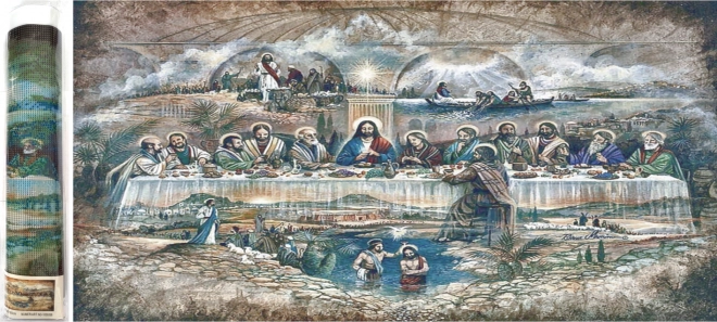 Diamantmaleri Den Sidste Nadver 80 × 40 cm