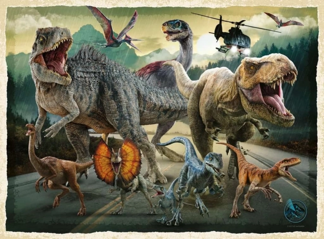 Puslespil Jurassic Verden XXL 200 brikker