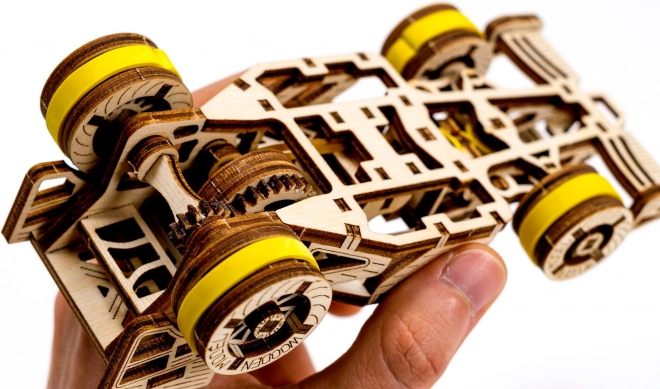 WOODEN CITY 3D puslespil Racerbil Bolid 108 dele