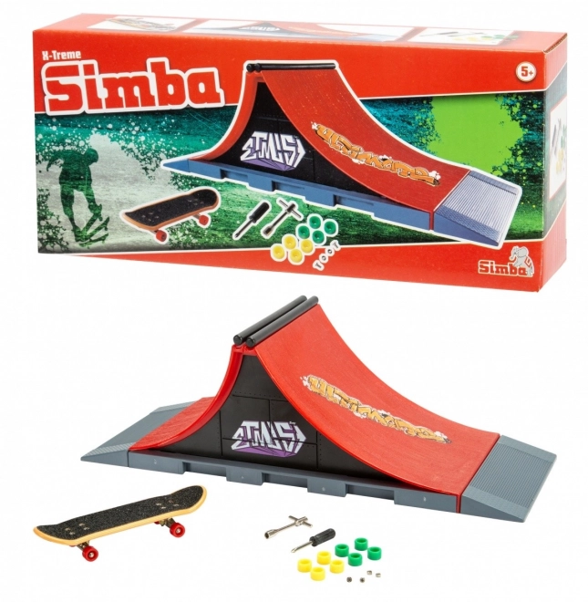 Mini skateboard sæt WOT med rampe Utlimate