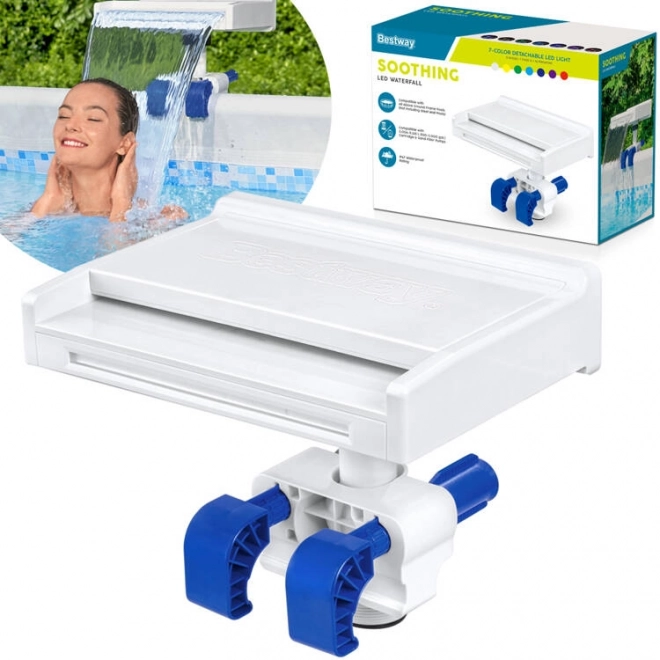 Vandfald Bestway Flowclear med LED belysning