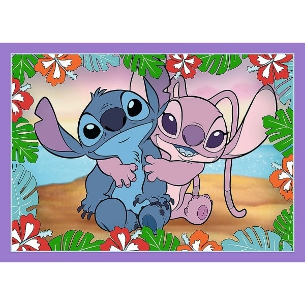 Puslespil Lilo & Stitch 4i1 Skør dag Trefl