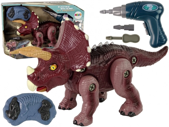 Skrue dinosaur med boremaskine Plast