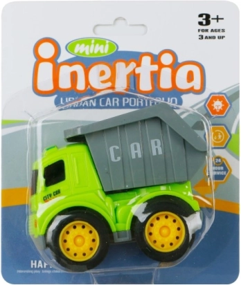 Mini byggelastbil med friktionsmotor