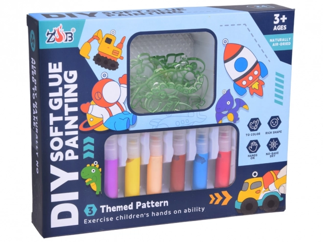 Udvidet DIY kreativt sæt til nøgleringe ZA5209