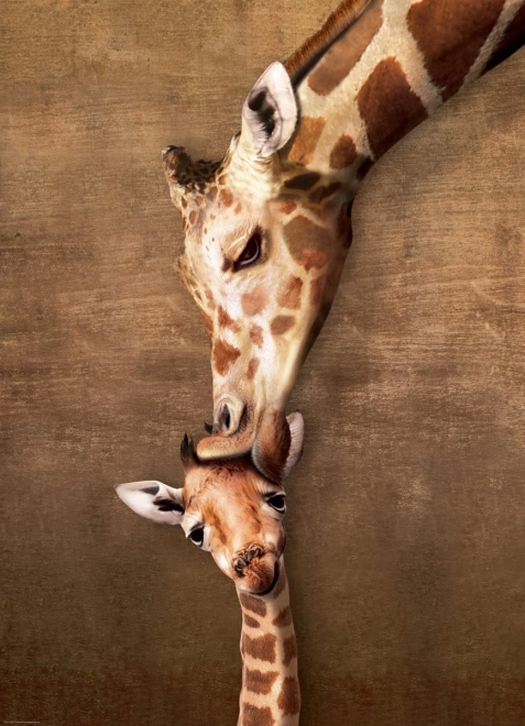 Eurographics puslespil Giraffekys 1000 brikker