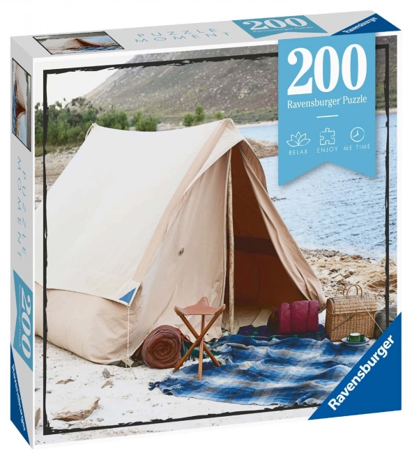 Puzzle Øjeblikke 200 brikker - Camping