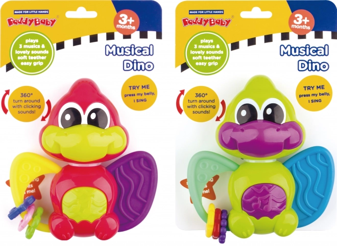 Dino plys med effekter 12 cm - Maamaa