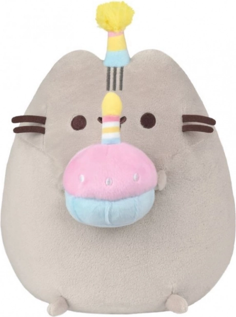 plysbamse PUSHEEN fødselsdagsparty 24 cm