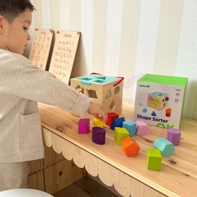Træklods med former TOOKY TOY