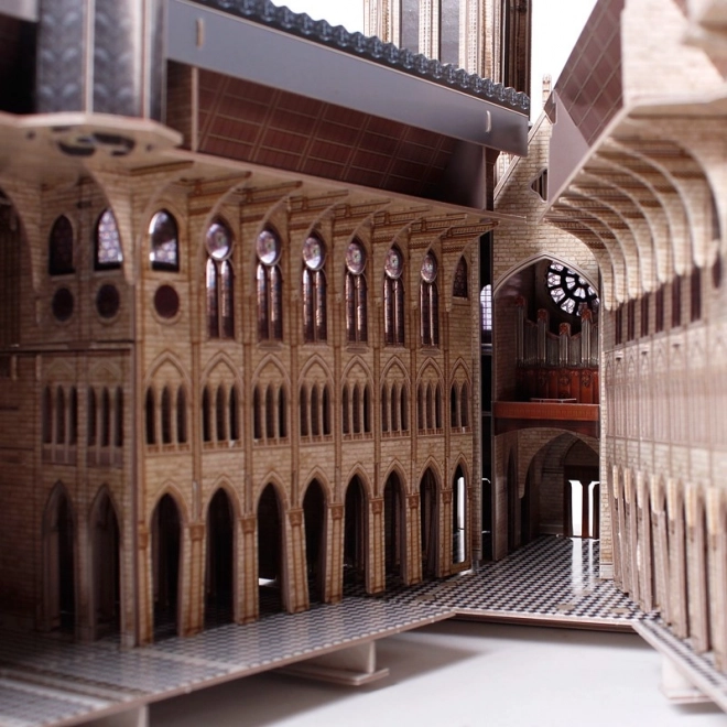 3D puslespil Katedralen Notre-Dame fra CubicFun