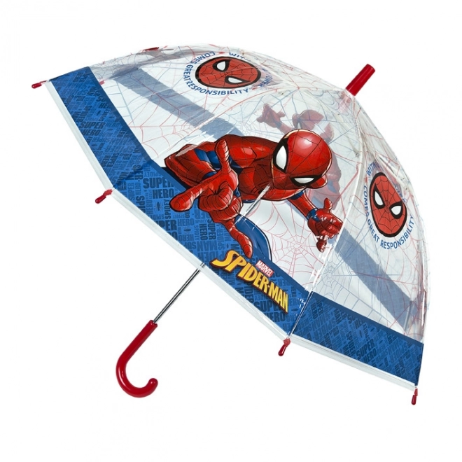 Paraply manuel gennemsigtig Spiderman