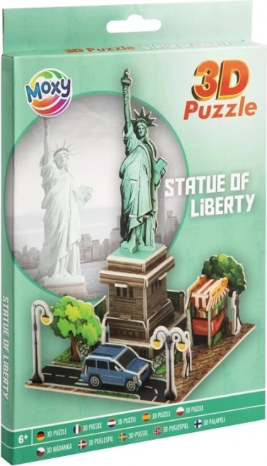 GRAFIX 3D-puslespil Frihedsgudinden 27 brikker