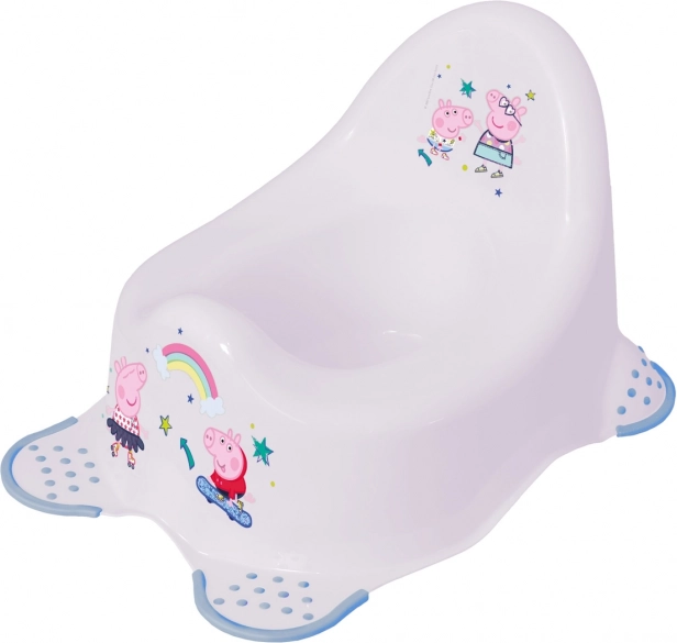 Børnepotte Peppa – hvid, skridsikker