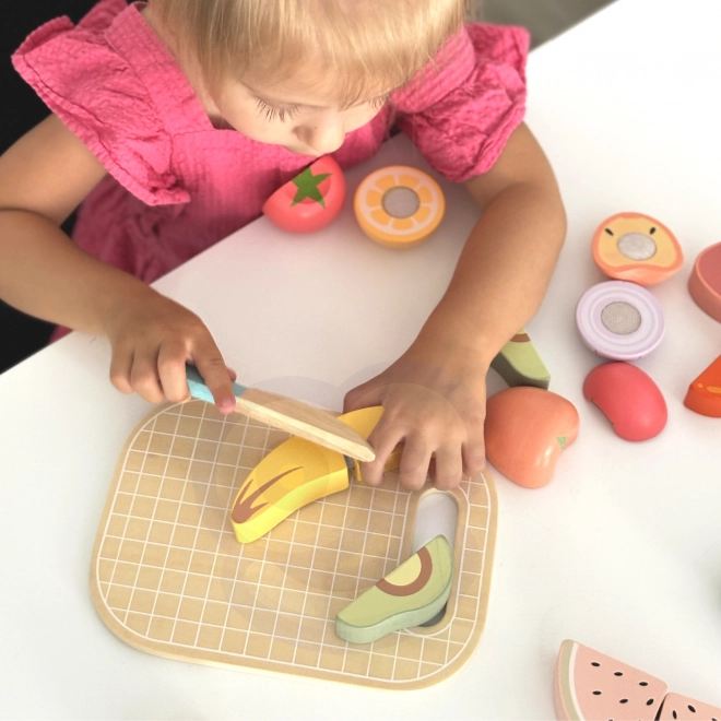 Træsæt til madskæring Tooky Toy