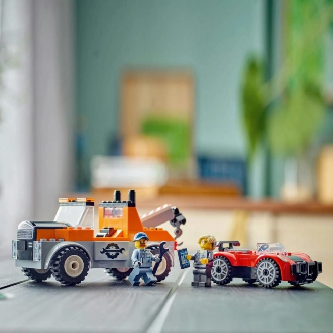 LEGO City 60435 Autotransporter og sportsvognsreparation