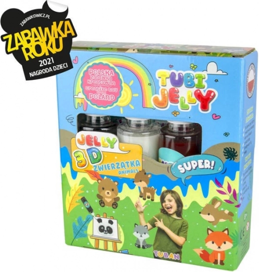 Tubi Jelly sæt 3 farver – dyr