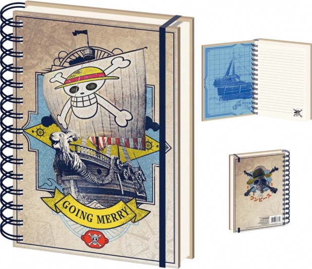 Ringbindsblok med One Piece-motiv