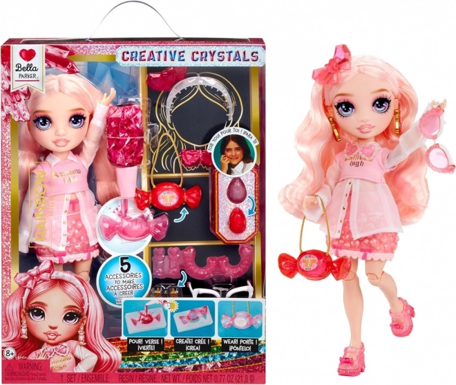 Rainbow High kreative krystaller dukke Bella Parker