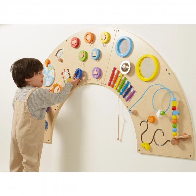 VIGA vægmonteret manipulationsplade Luk Montessori