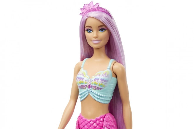 Barbie havfrue med langt hår