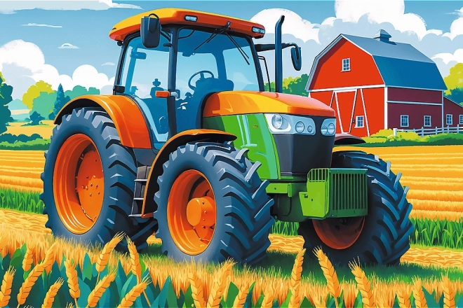 Trefl puslespil Bondemandens vogn 60 brikker