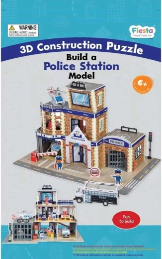 3D puslespil Politistation Fiesta Crafts