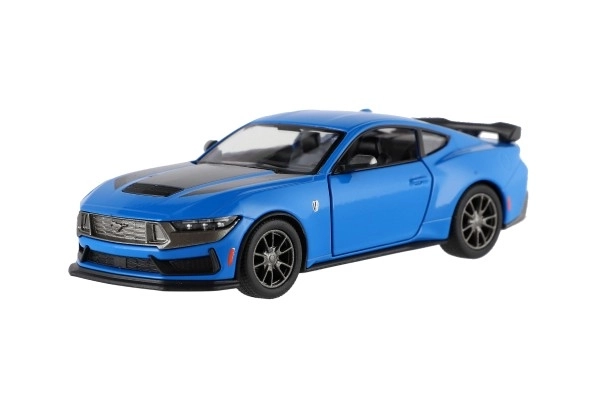 Auto Kinsmart 2024 Ford Mustang Dark Horse 1:38 metal/plast 12,5cm 4 farver med tilbagespoling, 12 stk i kassen