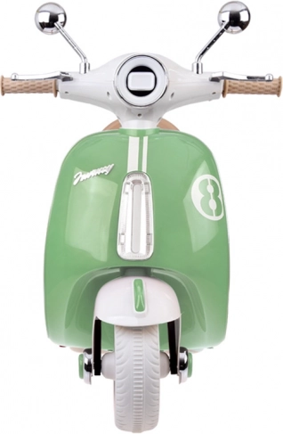Klassisk elektrisk børnescooter orange – Grøn