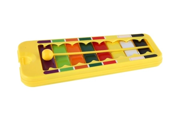 Xylofon plast/metal 24 cm med kølle i kassen 29x16x3 cm