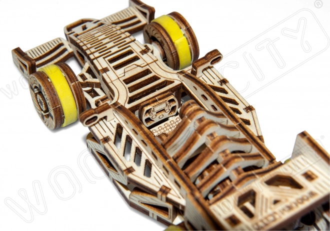 WOODEN CITY 3D puslespil Racerbil Bolid 108 dele