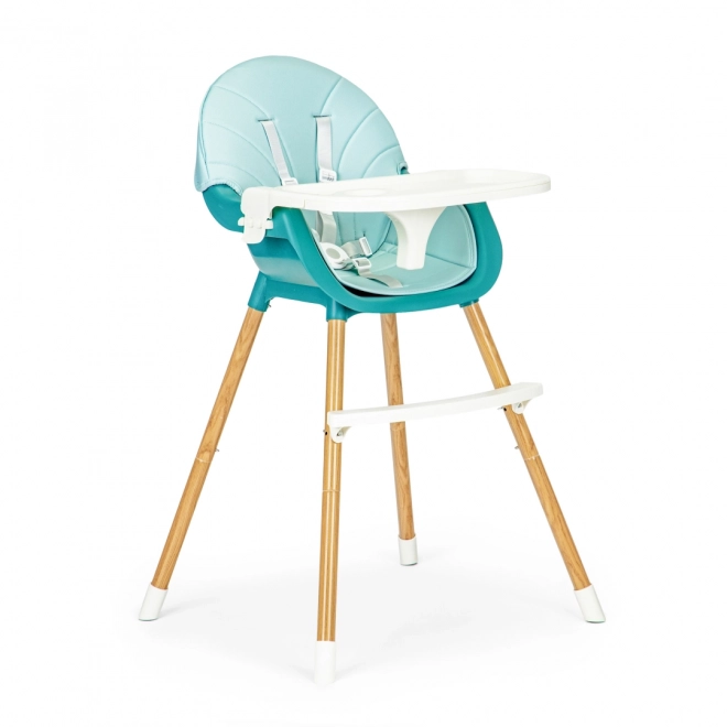 Ecotoys Spisestol 2-i-1 turkis