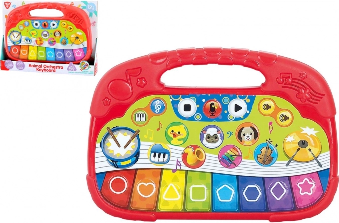 dyre-piano for de mindste med lyde og melodier 25 cm