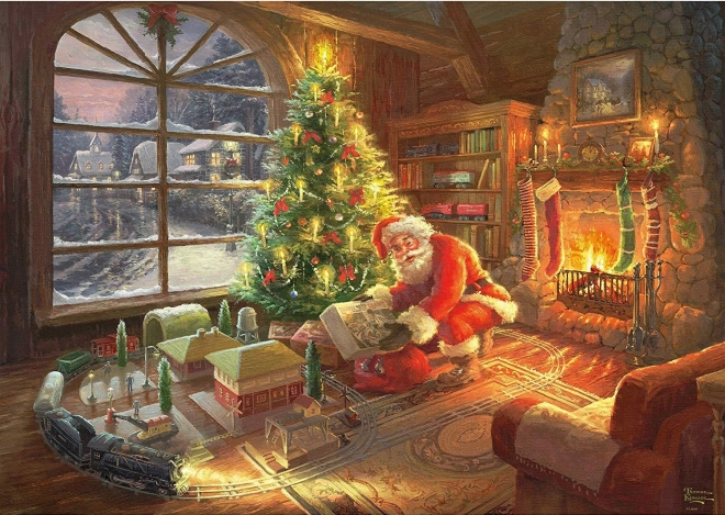 Schmidt puslespil Santas gave 1000 brikker