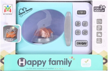 Børnemikroovn på batterier HAPPY FAMILY