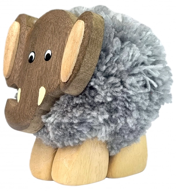 Børnetræsfigur XL Pompon Elefant