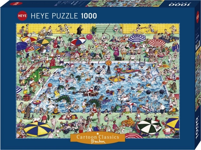 1000-brikkers puslespil Ved poolen