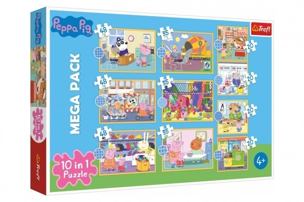 Puslespil 10i1 Peppa Pig