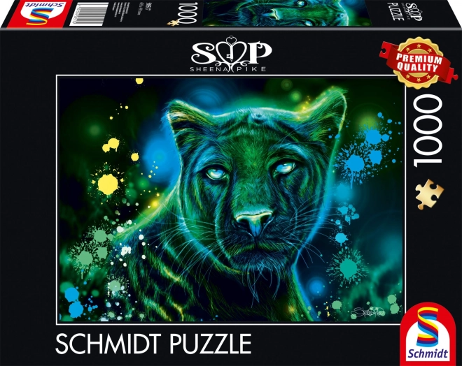 Schmidt Puzzle Neon: Panter 1000 stykker