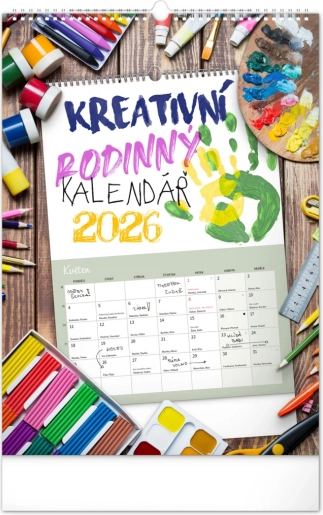 Kreativ familie kalender 2026